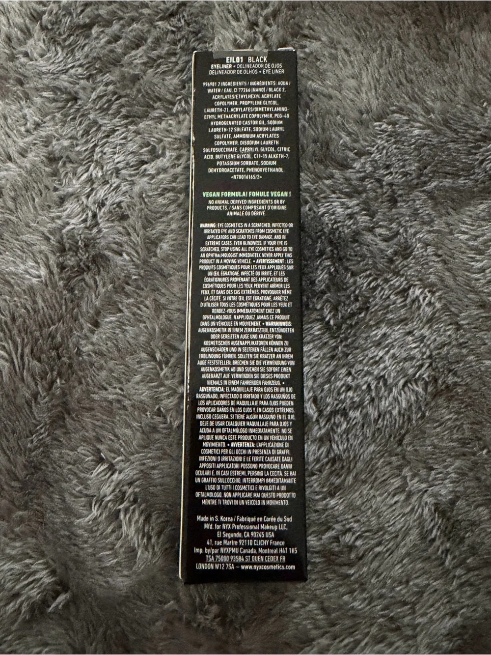 NYX Epic Ink Liner - Black Waterproof Precision Eyeliner